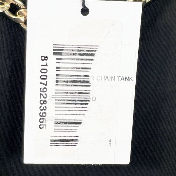 Generation Love Black Tank Top with Gold Accents - Picture 10 of 11